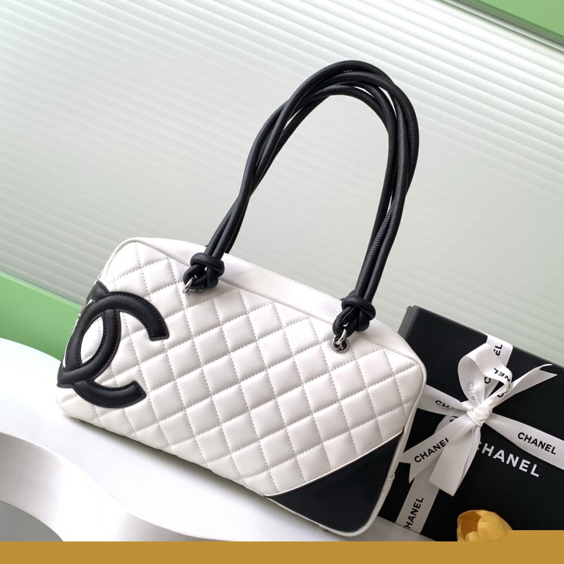 Ch*el top handle bags